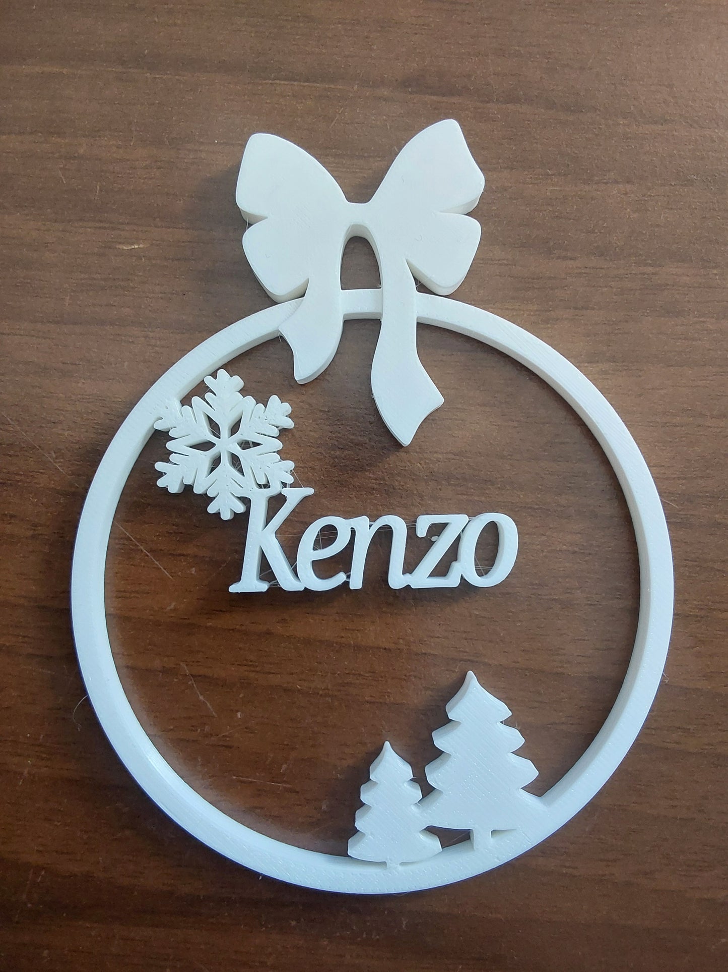 Boule de Noël sapin personnalisée