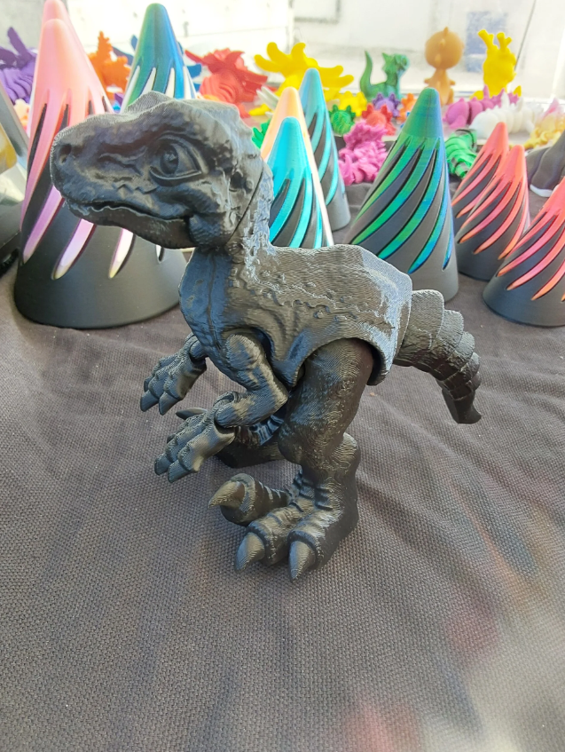 Vélociraptor 1 couleur