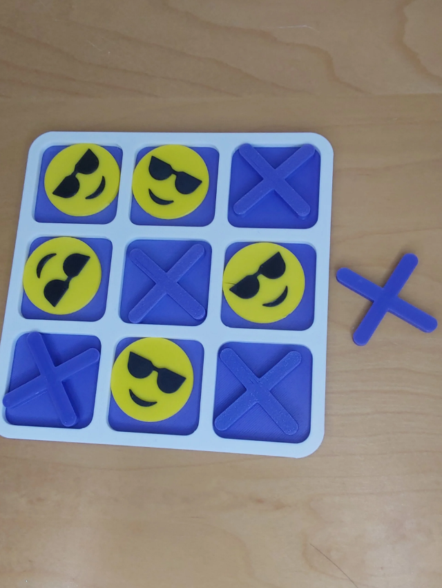 Jeu de morpion smiley soleil