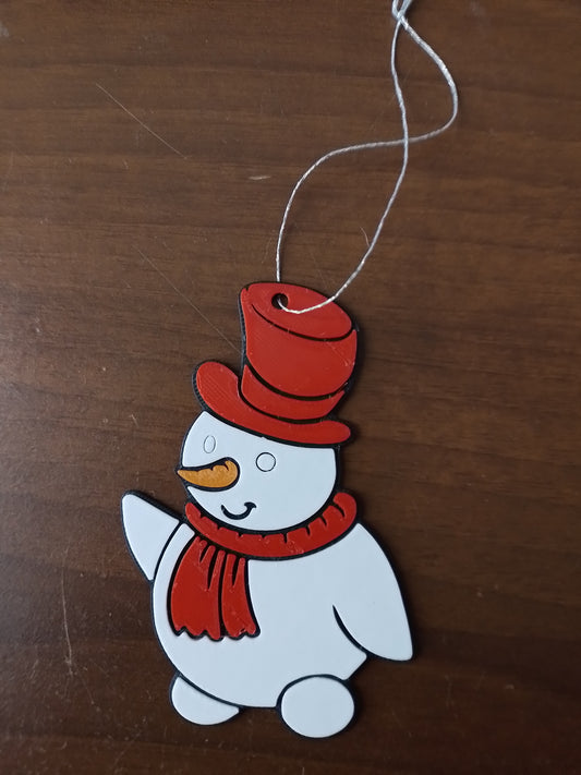 Bonhomme de neige à suspendre