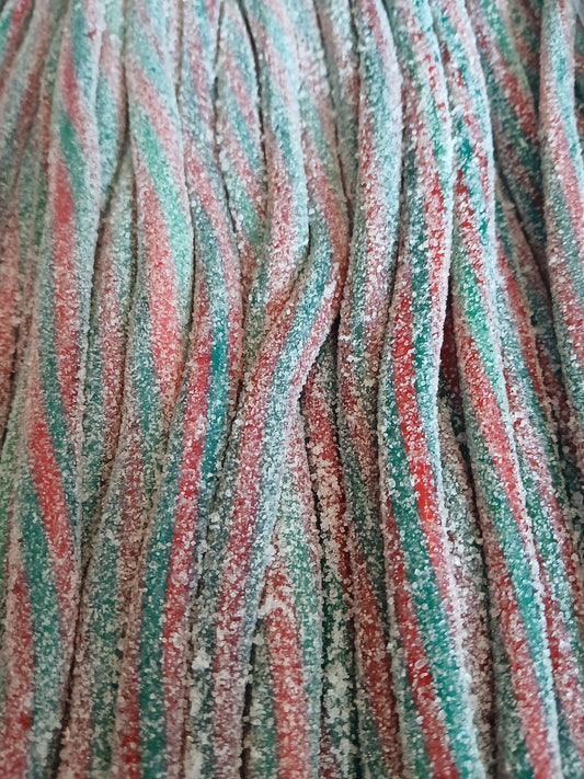 Cable américain énergy bleu et rouge acidulé