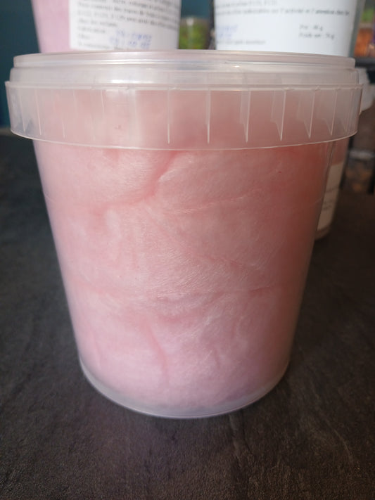 Barbe à papa rose goût chewing-gum 30 g