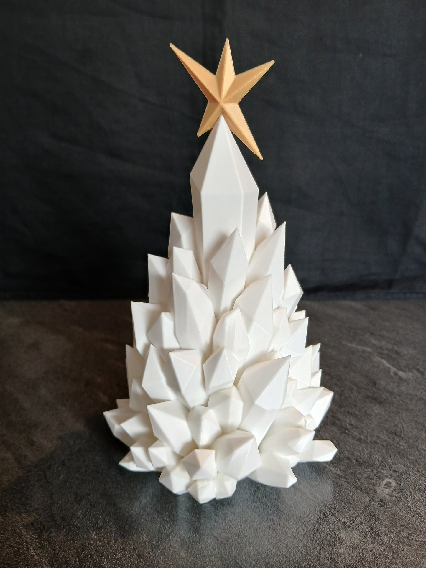 Lampe de table sapin cristaux