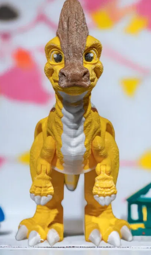 Parasolorophus multi couleurs