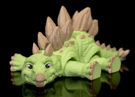 Stégosaure multi couleurs