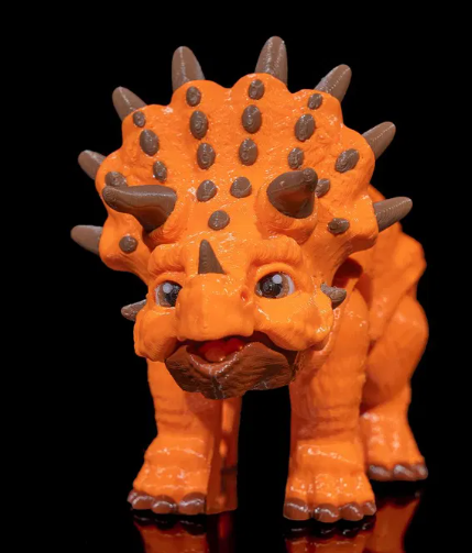 Tricératops multi couleurs