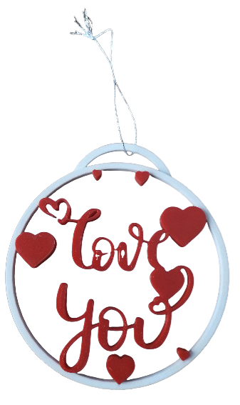 Suspension de Noël Love You à suspendre