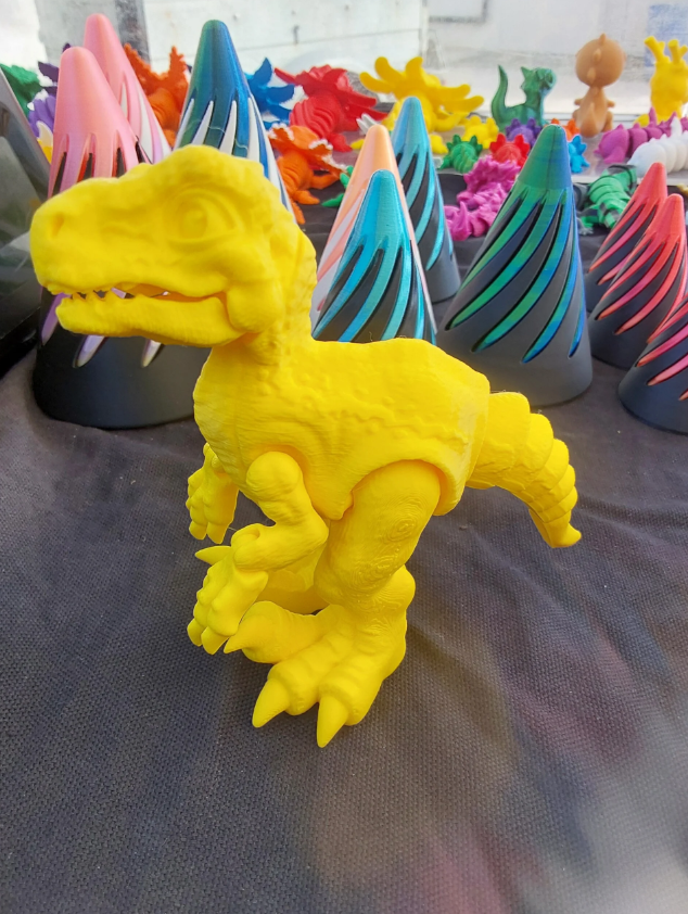 Vélociraptor 1 couleur