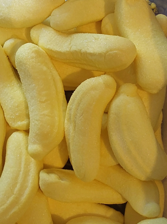 Banane guimauve fourrée au chocolat x 2