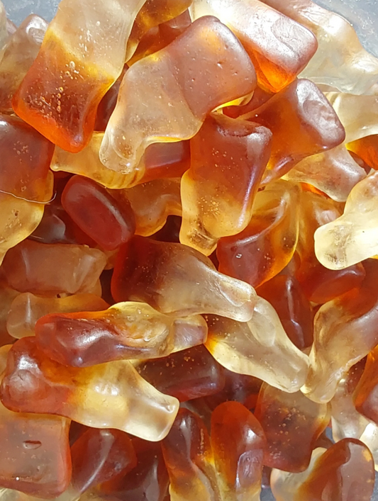 Bouteille cola lisse Haribo 100 g