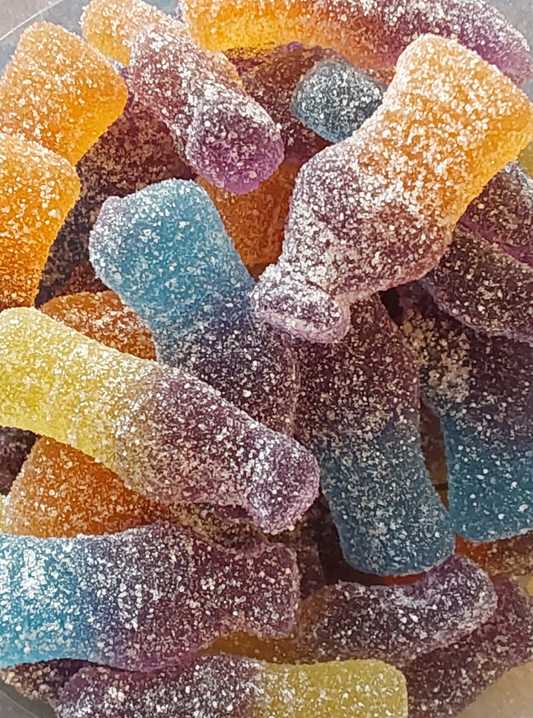 Bouteille purple cola pik Haribo 100 g