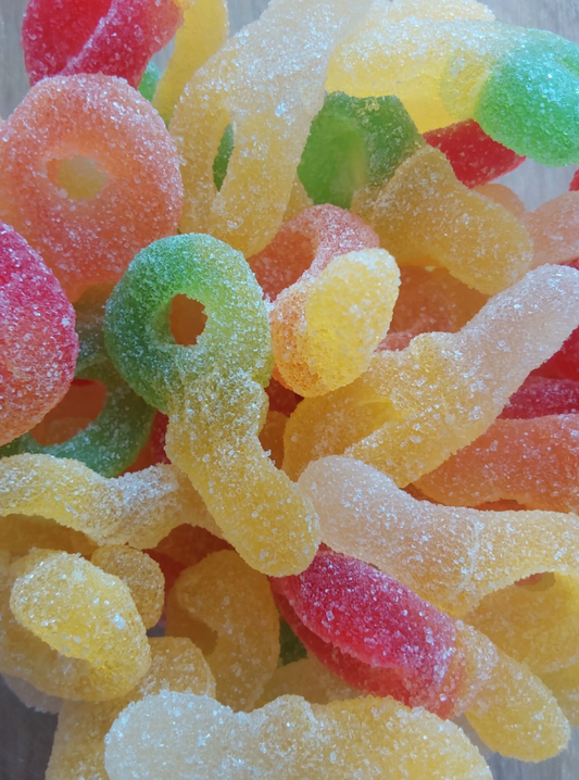 Tétines fruits sucrées 100 g