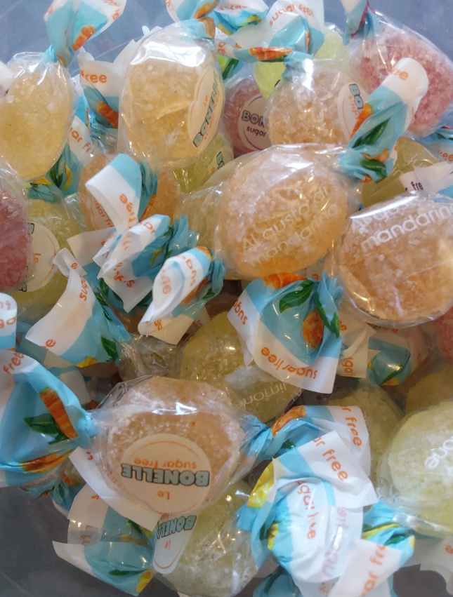 Bonbons 4 parfums aux fruits 100 g