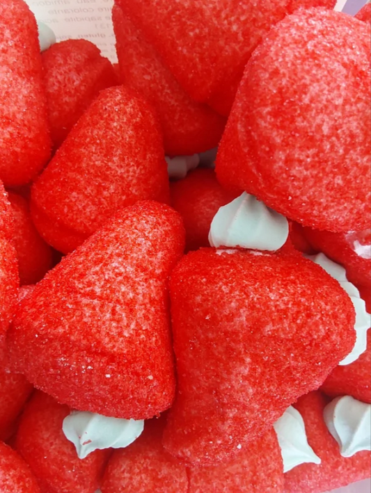 Fraise géante guimauve rouge x 2