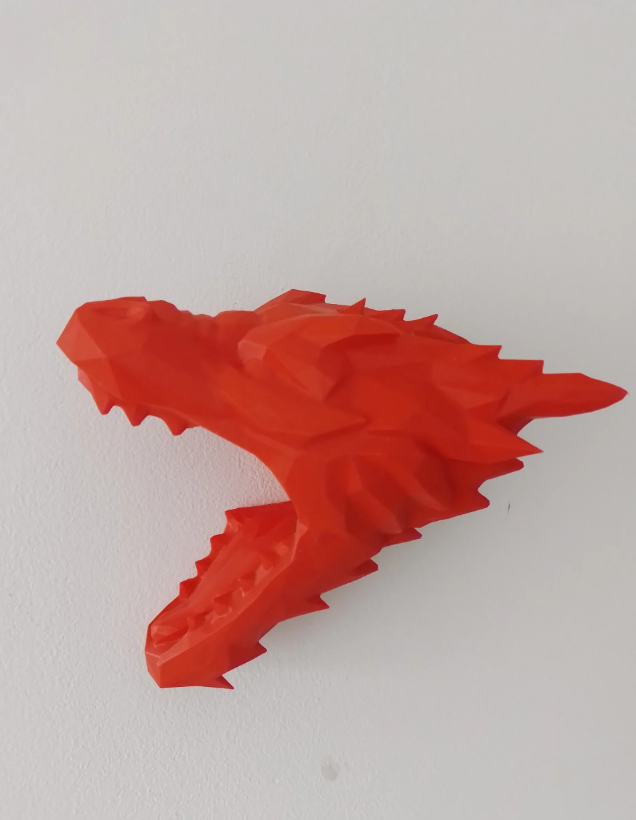 Lampe tête de dragon