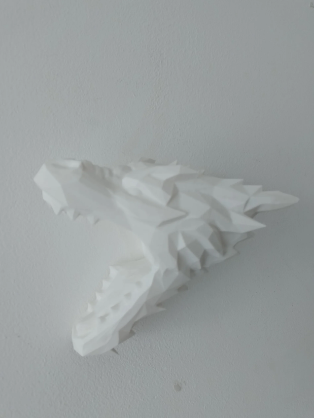 Lampe tête de dragon