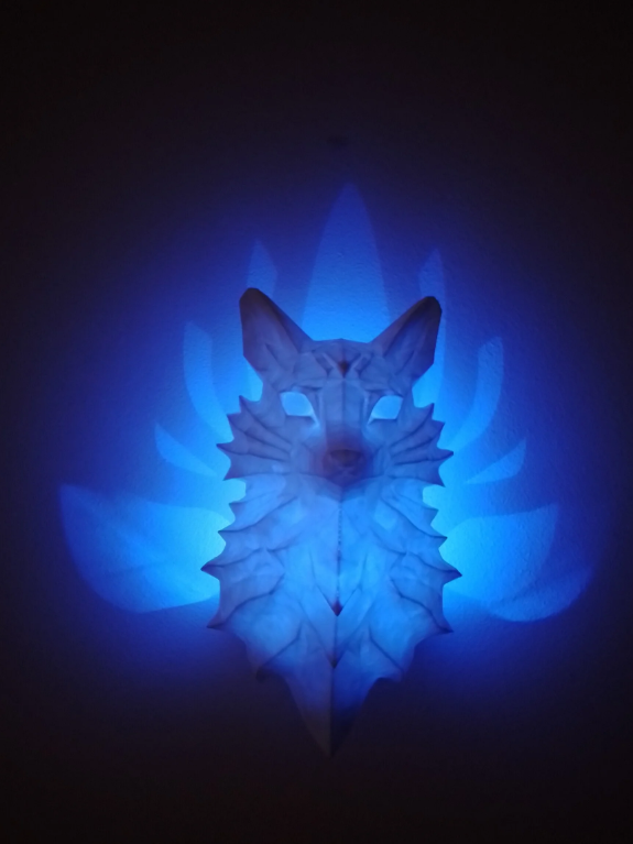 Lampe renard à 9 queues