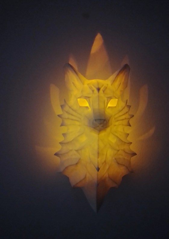 Lampe renard à 9 queues