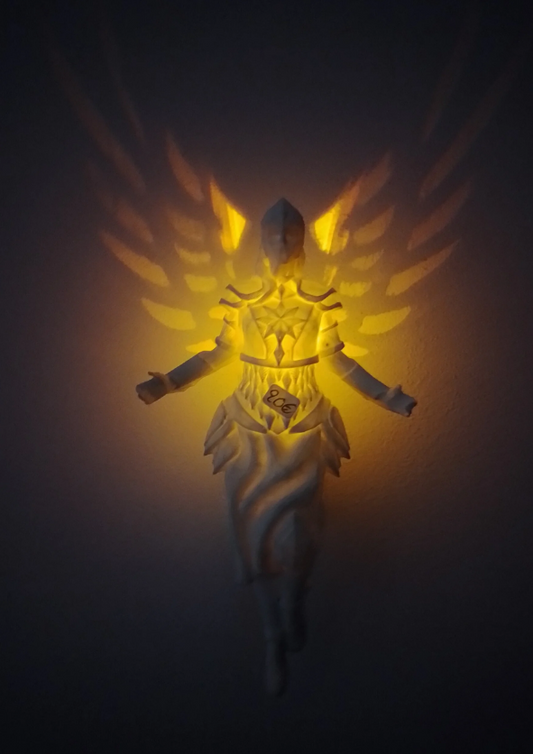 Lampe Valkyrie aux ailes d'anges
