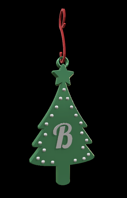 Suspension de Noël personnalisable pour le calendrier de l'avent