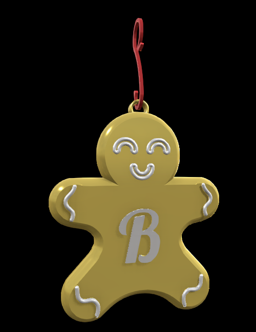 Suspension de Noël personnalisable pour le calendrier de l'avent