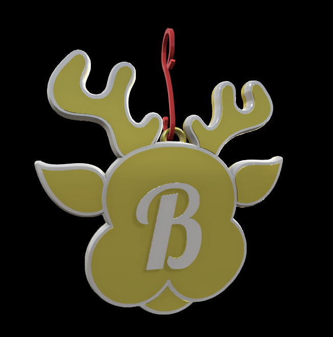 Suspension de Noël personnalisable pour le calendrier de l'avent