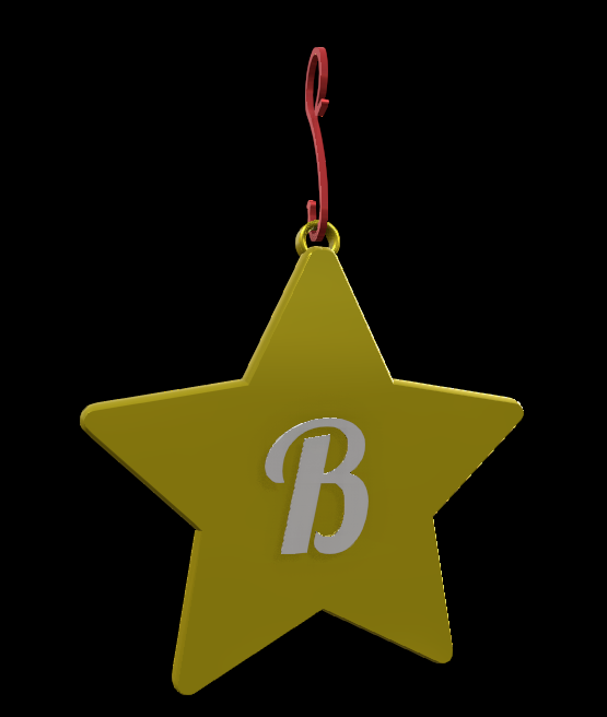 Suspension de Noël personnalisable pour le calendrier de l'avent