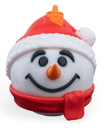 Boule de Noël bonhomme de neige