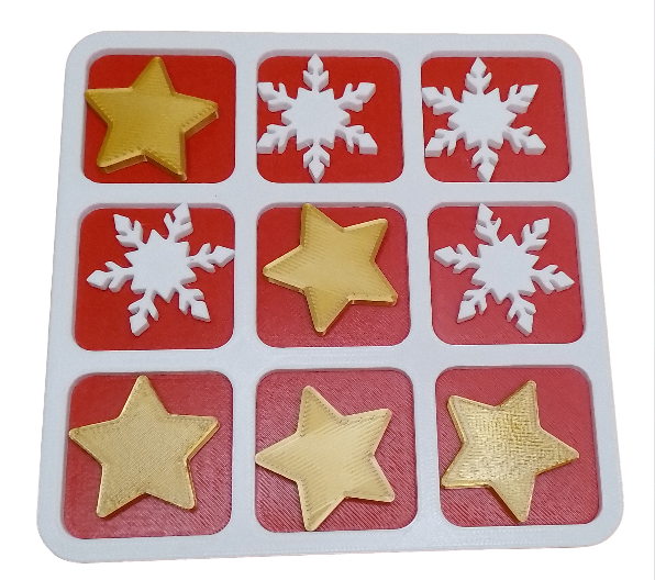 Jeu de morpion de Noël