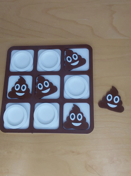 Jeu de morpion smiley caca