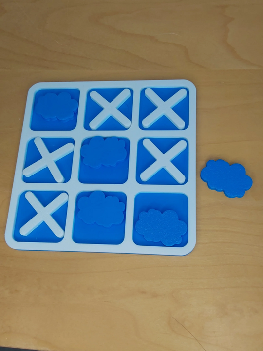 Jeu de morpion nuages