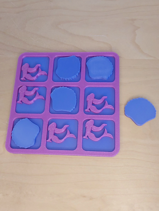 Jeu de morpion petite sirène