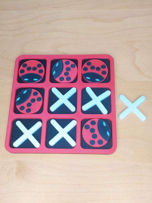 Jeu de morpion coccinelle