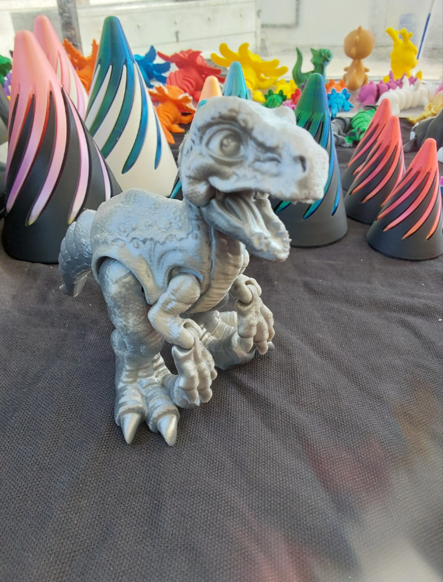 Vélociraptor 1 couleur