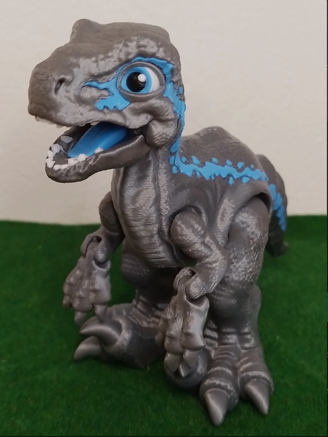 Vélociraptor multi couleurs