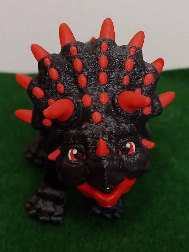 Tricératops multi couleurs