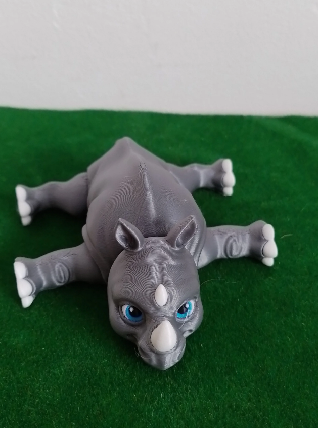 Rhinocéros multi couleurs