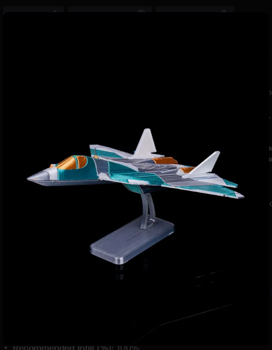 Jet furtif SNT-7 camouflage